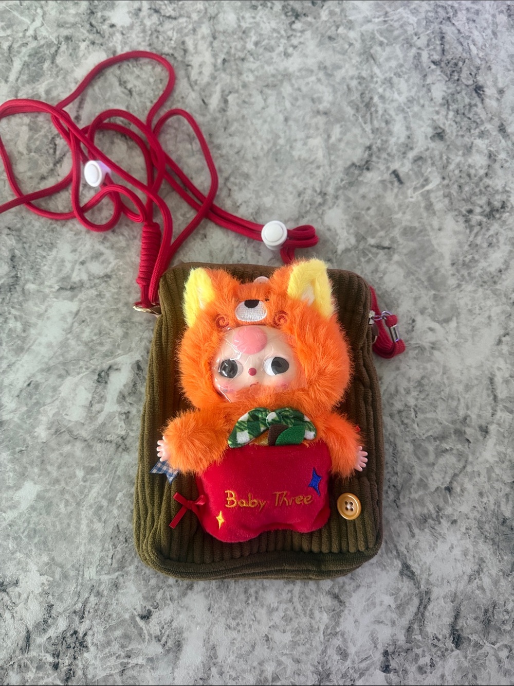 Baby three travel phone bag